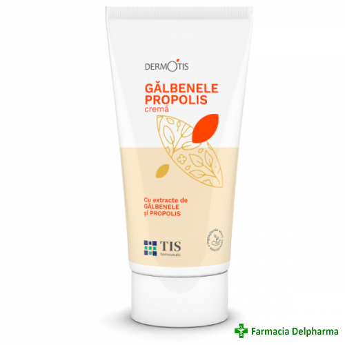 Galbenele si Propolis crema Dermotis x 50 ml, Tis Farmaceutic